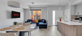Modern 2BR Townhome in Belmont | AC & Parking