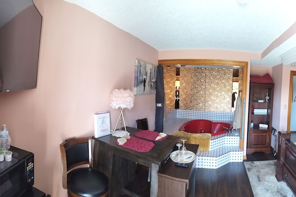 Exclusive Room | Blackout drapes, iron/ironing board, free WiFi, bed sheets