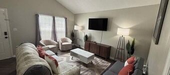 Comfort & Space · 3BR, 2BA · Perfect for Families & Groups