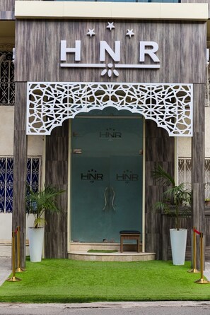 Façade de l’hébergement