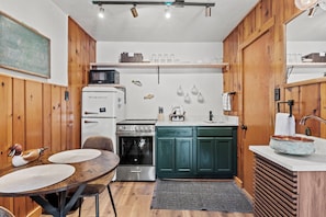 Cabin, Patio, Mountain View | Private kitchen - Timber Lodge Cabin 3 (Colorado Springs)