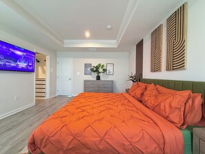 4 室のベッドルーム、アイロン / アイロン台、WiFi、ベッドシーツ