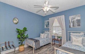 2 chambres, accès au Wi-Fi (inclus), literie fournie