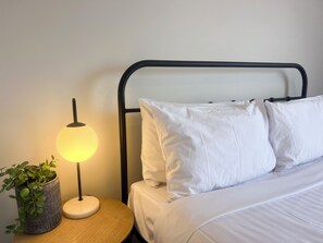 3 bedrooms, bed sheets