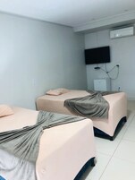 Double or Twin Room, 2 Twin Beds, City View | Desk, free WiFi