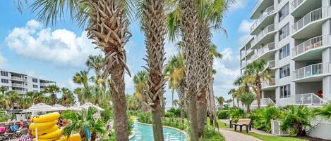 Et oppvarmet basseng