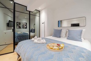 1 Schlafzimmer, Bügeleisen/Bügelbrett, Reisekinderbett, kostenloses WLAN