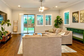 Smart TV, books, music library, video library