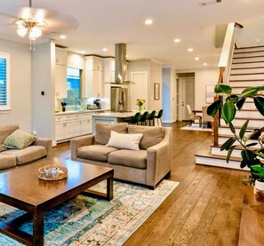 Smart TV, books, music library, video library