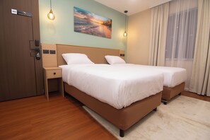 Standard Double or Twin Room, City View | Blackout drapes, iron/ironing board, free WiFi - Tstays Smart Hotel (Port of Spain)