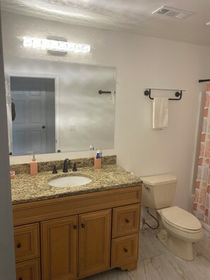 Towels, soap, toilet paper