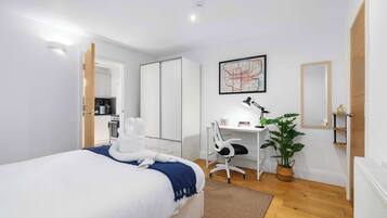 1 bedroom, iron/ironing board, travel crib, WiFi (free)