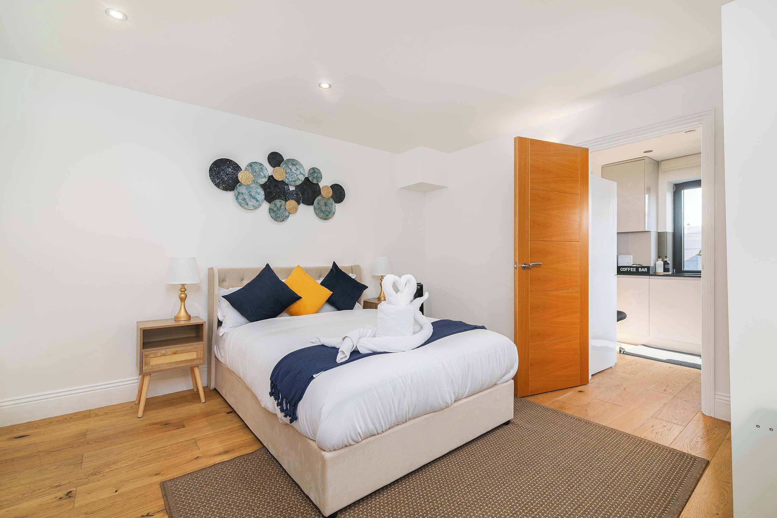 1 bedroom, iron/ironing board, travel crib, WiFi (free)