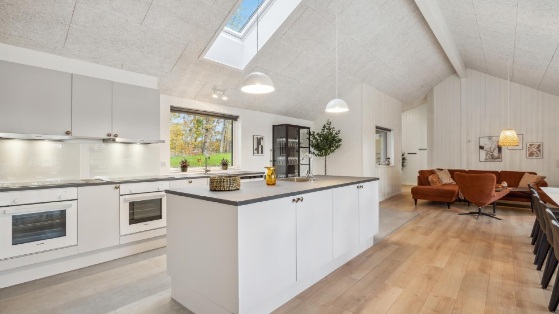 Fridge, oven, stovetop, coffee/tea maker