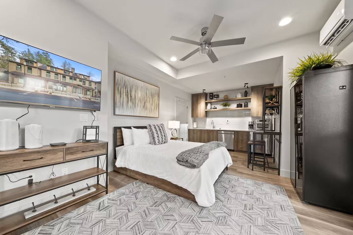 Standard Apartment, 1 Queen Bed, Non Smoking, Pets Allowed | Premium bedding, free WiFi, bed sheets