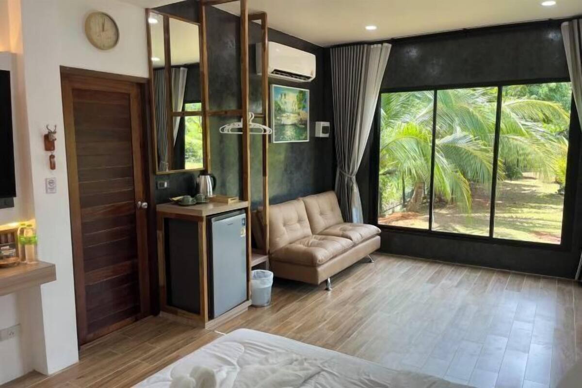 Laptop workspace, WiFi (free), individually decorated, bed sheets