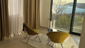 Smart TV, books, stereo