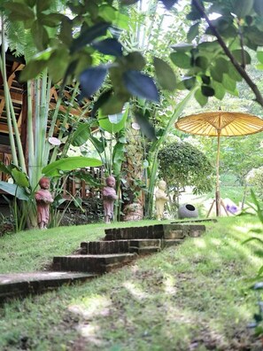 Vue sur le jardin