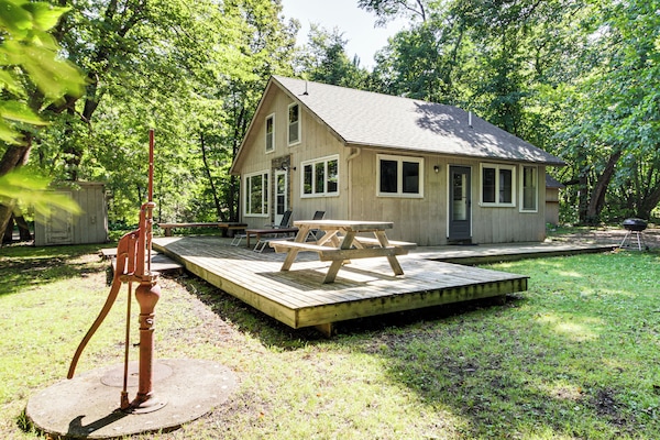 Clitherall Vacation Rental | 3BR | 1BA | 672 Sq Ft | 1 Step to Enter