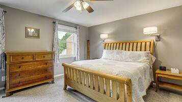 2 chambres, bureau, Wi-Fi, draps fournis