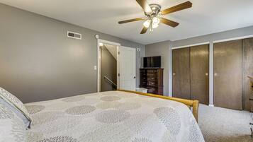 2 habitaciones, escritorio, wifi y ropa de cama