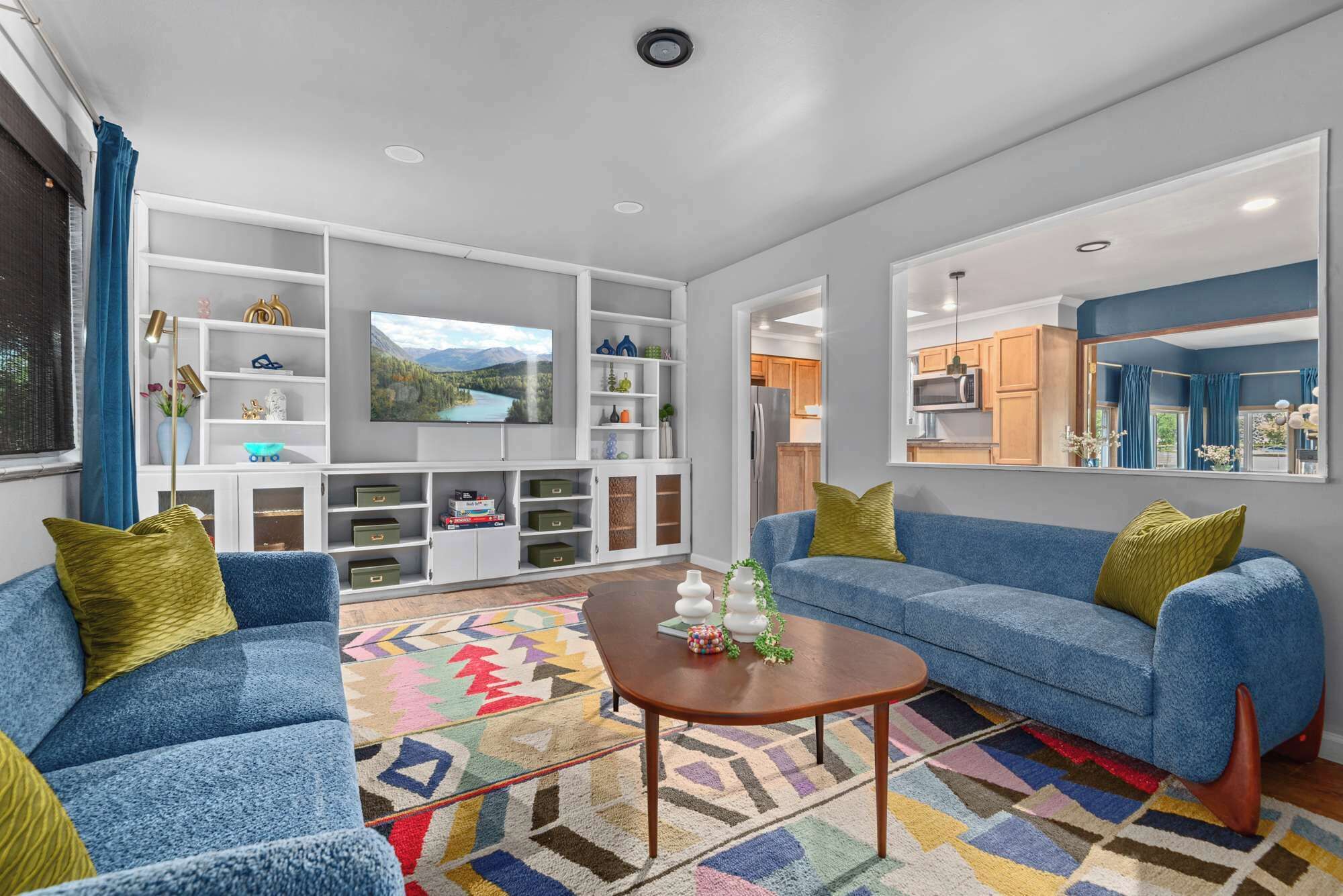 Smart TV, video games, foosball, offices
