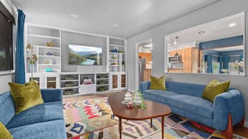 Smart TV, video games, foosball, offices