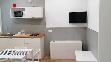 Familienapartment, Balkon | Eigene Küche