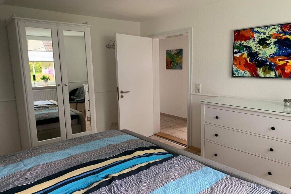 2 slaapkamers, een strijkplank/strijkijzer, gratis wifi, beddengoed