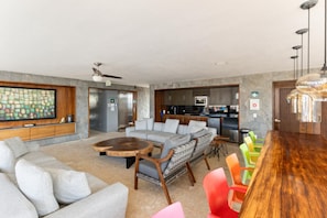 TV - Penthouse Paradise with Prime Location at Pacifica 2BD Penthouse for rent in Ama (Puerto Vallarta)