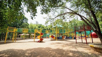 Outdoor banquet area