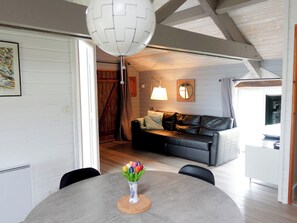 Family Apartment, 1 Bedroom, Garden View | Living area | Flat-screen TV, toys - Le Pré d'Olonne (L'Île-d'Olonne)