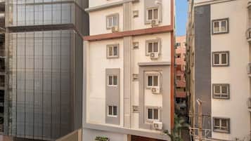 Façade de l’hébergement