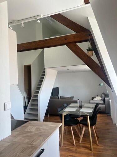 Duplex 4/6pers au coeur d'Audresselles à 150 mètres de la plage