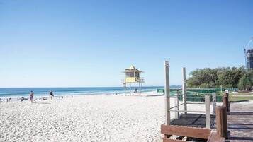 Beach nearby, white sand