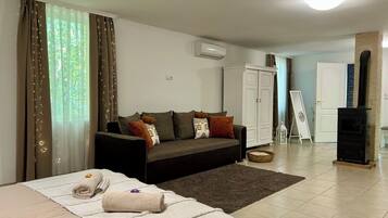 1 間睡房、可攜式嬰兒床、免費 Wi-Fi、床單