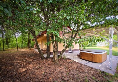 Forest farm with jacuzzi without neighbors, 5 mi from Soltvadkerti Lake Friendly
