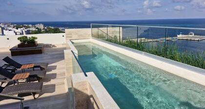 Beatiful Loft in Puerto Morelos Beach Front 9-4
