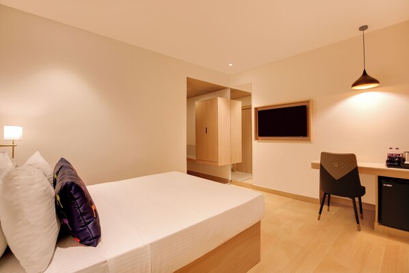 Quarto superior, 1 cama de casal | Escrivaninha, Wi-Fi de cortesia