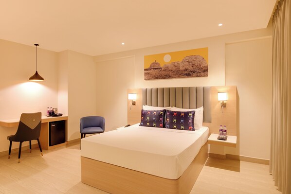 Deluxe Double Room | Meja, Wi-fi percuma