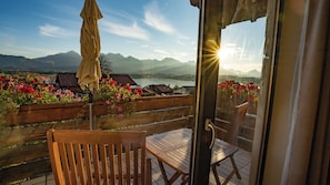 Superior Double Room, Partial Lake View | Hypo-allergenic bedding, in-room safe, desk, laptop workspace - Biohotel Eggensberger (Fuessen)