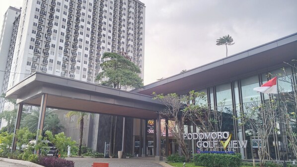 Voorkant van accommodatie