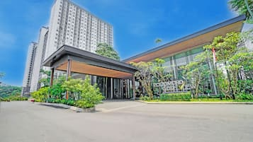 Voorkant van accommodatie