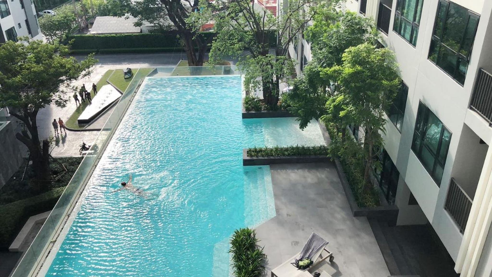 อพาร์ทเมนท์, 1 ห้องนอน, พร้อมสิ่งอำนวยความสะดวกสำหรับผู้พิการ, สูบบุหรี่ได้ | สระว่ายน้ำ | สระว่ายน้ำกลางแจ้ง
