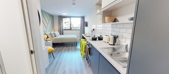 Superb Studio Apartment, In the Heart of Middlesbrough with free secure parking