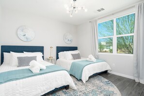 4 habitaciones, tabla de planchar con plancha y wifi gratis 