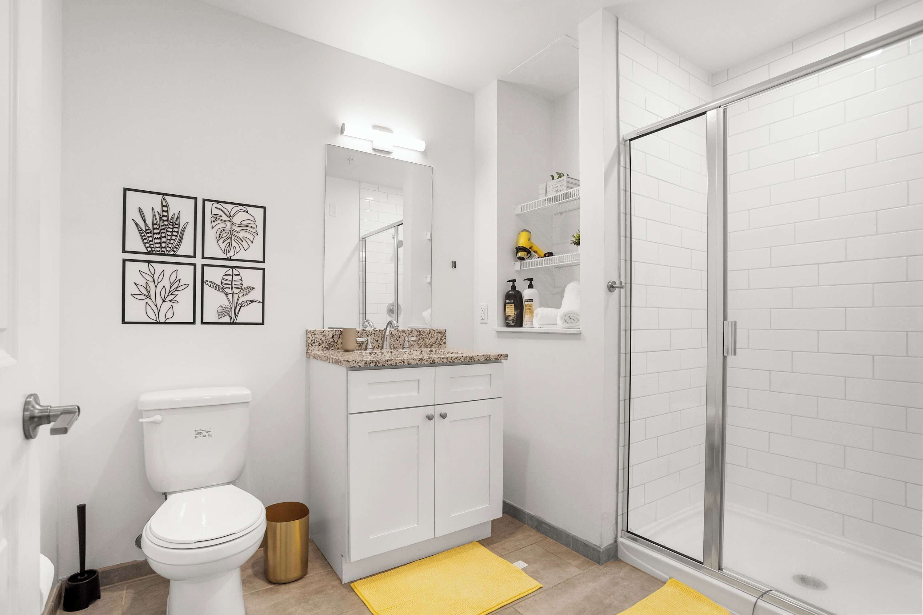 淋浴設備、風筒、提供毛巾