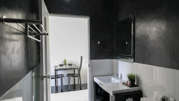 Standard Double Room, Balcony, Mountain View | Bathroom | Shower, towels, soap, shampoo