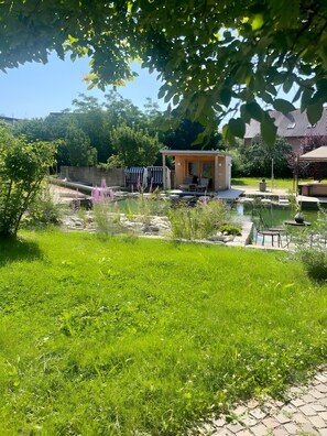 Terrace/patio - Holiday Home with Shared Pool, Terrace and Wi-Fi (Gengenbach)