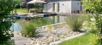 Maison de vacances avec piscine commune, terrasse partagée et Wi-Fi